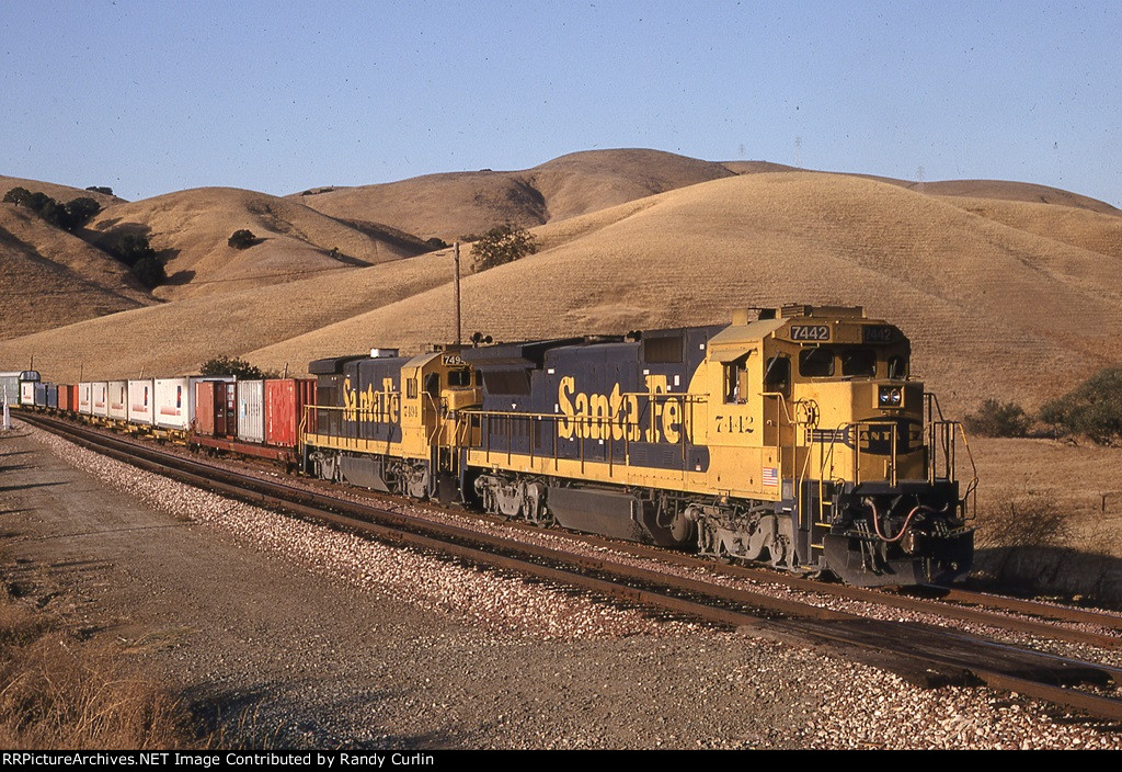 ATSF 7442 at Christie